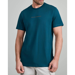 Product NAVY&GREEN V-NECK T-SHIRT base image