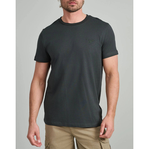 Product NAVY&GREEN V-NECK T-SHIRT base image