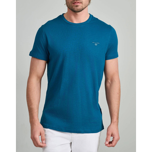 Product NAVY&GREEN V-NECK T-SHIRT base image