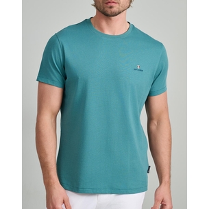 Product NAVY&GREEN V-NECK T-SHIRT base image
