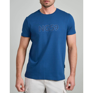 Product NAVY&GREEN V-NECK T-SHIRT base image