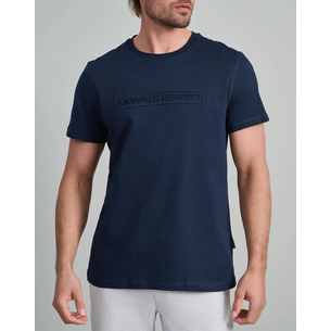Product NAVY&GREEN V-NECK T-SHIRT base image