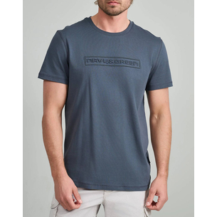 Product NAVY&GREEN V-NECK T-SHIRT base image