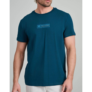 Product NAVY&GREEN V-NECK T-SHIRT base image