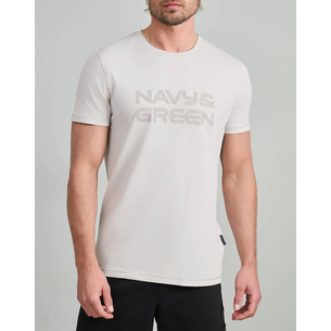 Product NAVY&GREEN V-NECK T-SHIRT base image