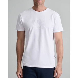 Product NAVY&GREEN V-NECK T-SHIRT base image