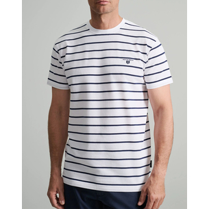 Product NAVY&GREEN ΜΠΛΟΥΖΑΚΙ ΛΑΙΜΟΚΟΨΗ ΡΙΓΕ, CUSTOM FIT base image