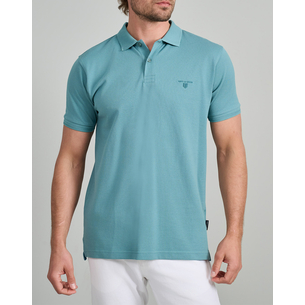 Product NAVY&GREEN POLO SHIRT, YOUNG LINE base image
