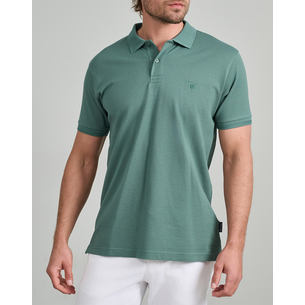 Product NAVY&GREEN POLO SHIRT, YOUNG LINE base image