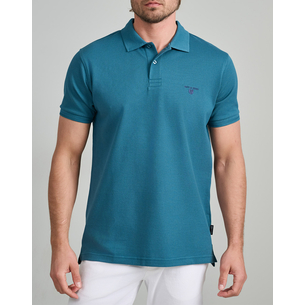 Product NAVY&GREEN POLO SHIRT, YOUNG LINE base image