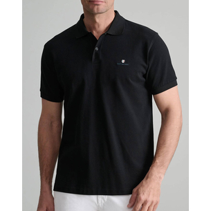 Product NAVY&GREEN POLO SHIRT SOL/COL, CUSTOM FIT base image