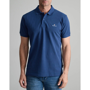 Product NAVY&GREEN ΜΠΛΟΥΖΑΚΙ ΠΟΛΟ M/ΧΡΩΜΟ, CUSTOM FIT base image