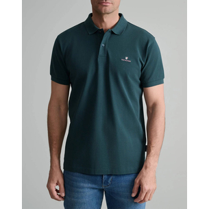 Product NAVY&GREEN ΜΠΛΟΥΖΑΚΙ ΠΟΛΟ M/ΧΡΩΜΟ, CUSTOM FIT base image