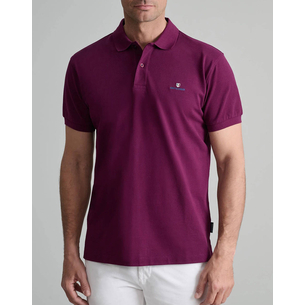 Product NAVY&GREEN POLO SHIRT SOL/COL, CUSTOM FIT base image