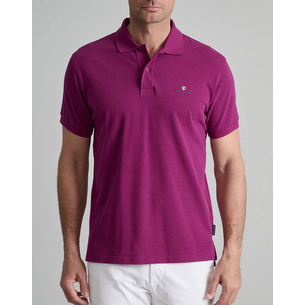Product NAVY&GREEN POLO SHIRT SOL/COL, CUSTOM FIT base image