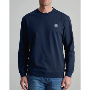 Product NAVY&GREEN ΜΠΛΟΥΖΑ ΦΟΥΤΕΡ ΛΑΙΜΟΚΟΨΗ base image