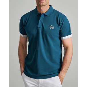 Product NAVY&GREEN ΜΠΛΟΥΖΑΚΙ ΠΟΛΟ, CUSTOM FIT base image
