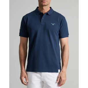 Product NAVY&GREEN ΜΠΛΟΥΖΑΚΙ ΠIKE ΠΟΛΟ, CUSTOM FIT base image