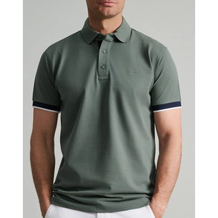 Product NAVY&GREEN ΜΠΛΟΥΖΑΚΙ ΠΟΛΟ, CUSTOM FIT base image