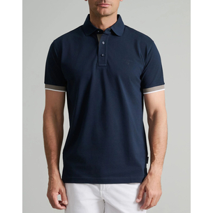 Product NAVY&GREEN ΜΠΛΟΥΖΑΚΙ ΠΟΛΟ, CUSTOM FIT base image