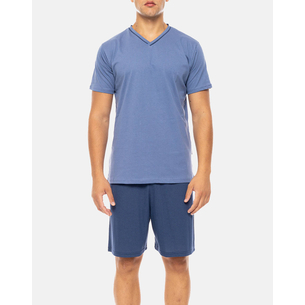 Product PINK LABEL PYJAMA V NAVY MOSS base image
