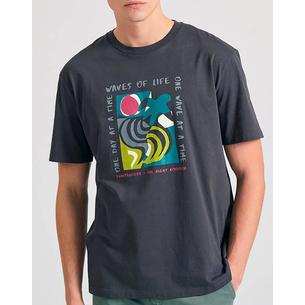 Product FUNKY BUDDHA Ανδρική Μπλούζα Κοντό Μανίκι Με Τύπωμα base image