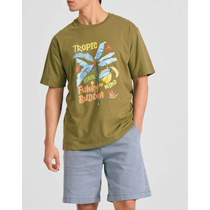 Product FUNKY BUDDHA Men's Short Sleeve T-Shirt With Print base image