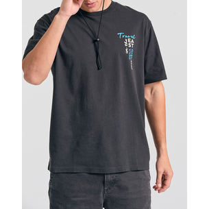 Product FUNKY BUDDHA Ανδρική Μπλούζα Κοντό Μανίκι Με Τύπωμα base image