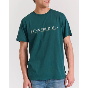 Product FUNKY BUDDHA Ανδρική Μπλούζα Κοντό Με Τύπωμα base image