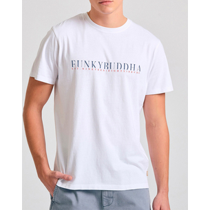 Product FUNKY BUDDHA Ανδρική Μπλούζα Κοντό Με Τύπωμα base image