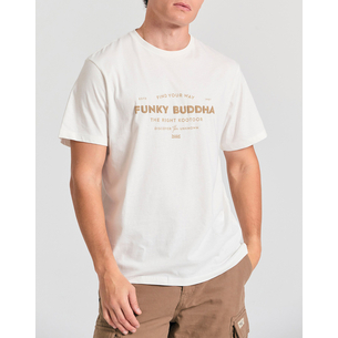 Product FUNKY BUDDHA Ανδρική Μπλούζα Κοντό Μανίκι Με Τύπωμα base image