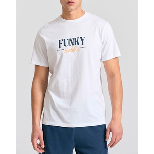 Product FUNKY BUDDHA Ανδρική Μπλούζα Κοντό Μανίκι Με Τύπωμα base image