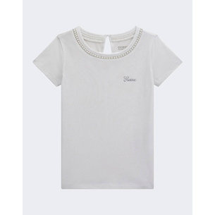 Product GUESS SS T-SHIRT W/PEARLS_CEREMONY ΜΠΛΟΥΖΑ ΠΑΙΔΙΚΟ GIRL base image
