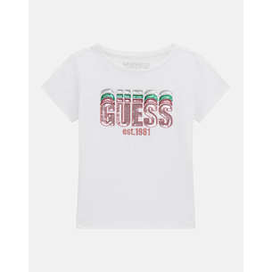 Product GUESS SS T-SHIRT W/SEQUINS ΜΠΛΟΥΖΑ ΠΑΙΔΙΚΟ GIRL base image