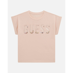 Product GUESS  MIDI SS T-SHIRT - MID ORGANIC CO STR JERSEY 160 ΜΠΛΟΥΖΑ G base image