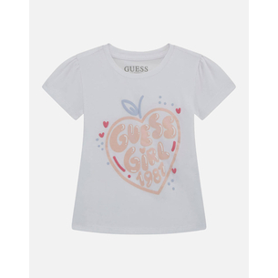 Product GUESS  HIGH LOW SS T-SHIRT - MID ORGANIC CO STR JERSEY 160 ΜΠΛΟΥΖΑ G base image