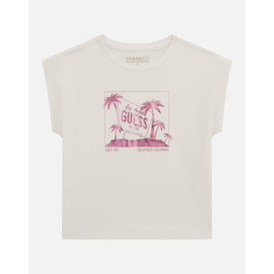 Product GUESS MIDI SS T-SHIRT - MID ORGANIC CO STR JERSEY 160 ΜΠΛΟΥΖΑ ΠΑΙΔΙΚΟ GIRL base image