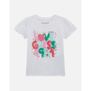 Product GUESS SS T-SHIRT - MID ORGANIC CO STR JERSEY 160 ΜΠΛΟΥΖΑ ΠΑΙΔΙΚΟ GIRL base image
