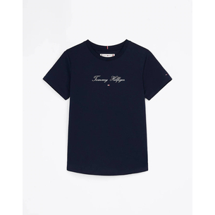 Product TOMMY HILFIGER TOMMY SCRIPT SLIM TEE SS base image