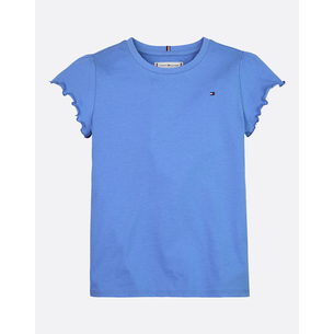 Product TOMMY HILFIGER ESSENTIAL RUFFLE SLEEVE TOP S/S base image