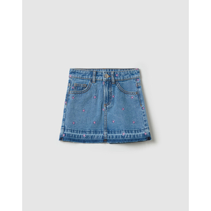 Product OVS DENIM SKIRT W/EMBROIDERY base image