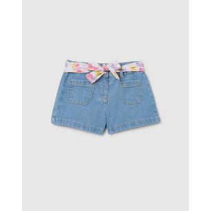 Product OVS DENIM SHORT W/SASH base image