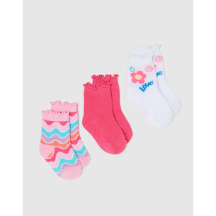 Product OVS PK 3 SHORT SOCKS GIRL base image
