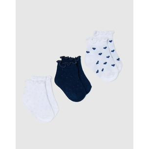 Product OVS PK 3 GIRL ANKLE SOCKS base image