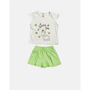 Product REFLEX SHORTS SET PRINTED PINK DINOSAUR base image