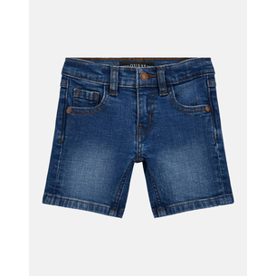 Product GUESS STRETCH DENIM SHORTS - CO CRISSCROSS COMFORT INDIGO ΣΟΡΤΣ B base image