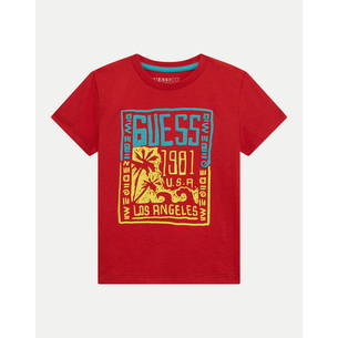 Product GUESS SS T-SHIRT - MID ORGANIC COTTON 160 ΜΠΛΟΥΖΑ ΠΑΙΔΙΚΟ BOY base image