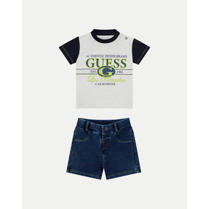 Product GUESS  SET SS T-SHIRT+KNITDENIM SHORT ΣΕΤ ΠΑΙΔΙΚΟ BOY base image