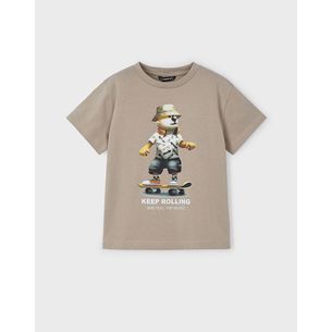 Product MAYORAL SHORT SLEEVE TOP "KEEP ROLLING" base image