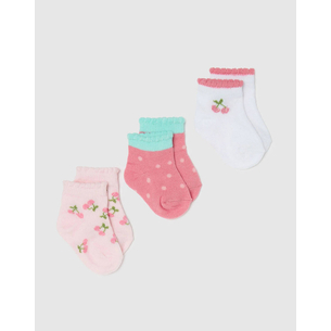 Product OVS PK 3 GIRL ANKLE SOCKS base image